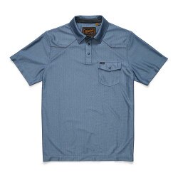 Howler Brothers Ranchero Tech Polo Shirt Men's in Mirage Blue